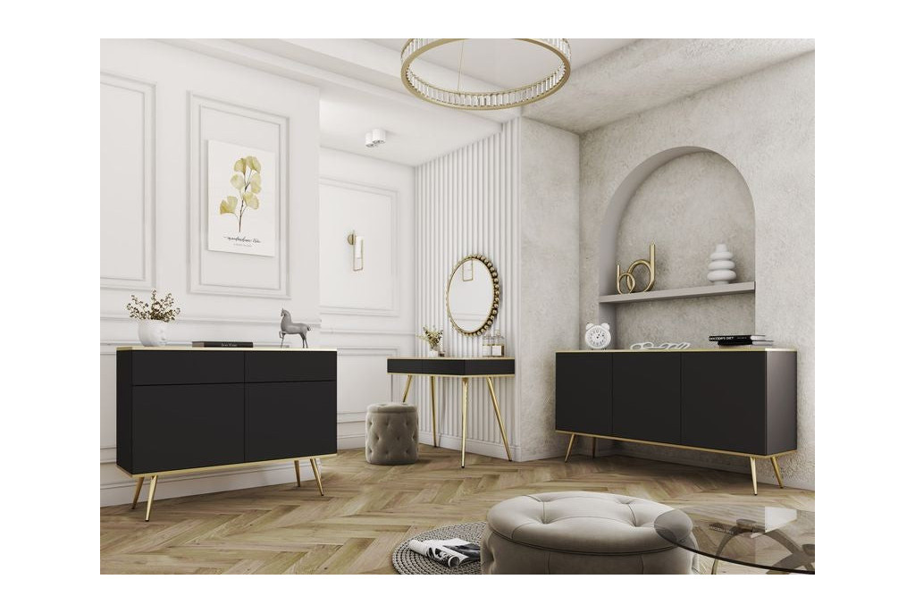 Meble systemowe ORO czarne – zestaw 1