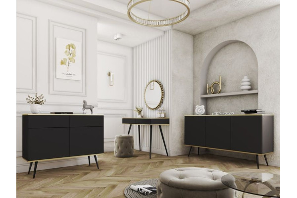 Meble systemowe ORO czarne – zestaw 1 2