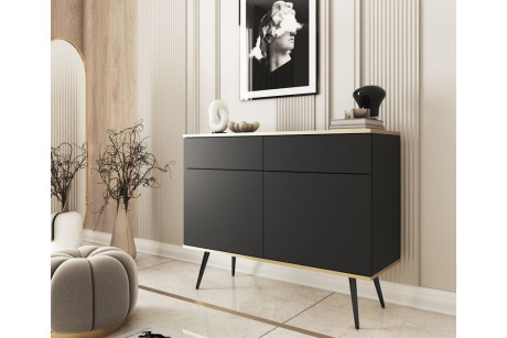 Komoda ORO KSZ107 czarna