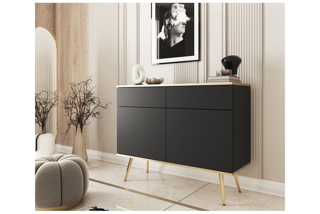 Komoda ORO KSZ107 czarna