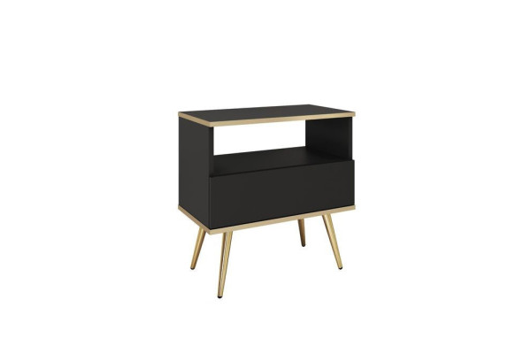 Stolik nocny ORO S54 czarny