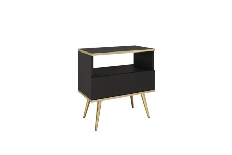 Stolik nocny ORO S54 czarny