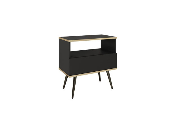 Stolik nocny ORO S54 czarny 2