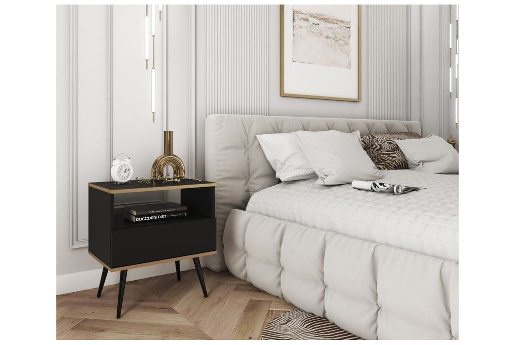 Stolik nocny ORO S54 czarny