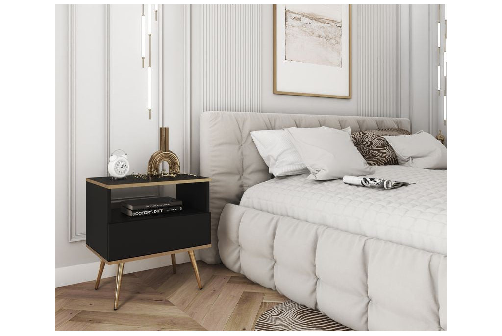 Stolik nocny ORO S54 czarny