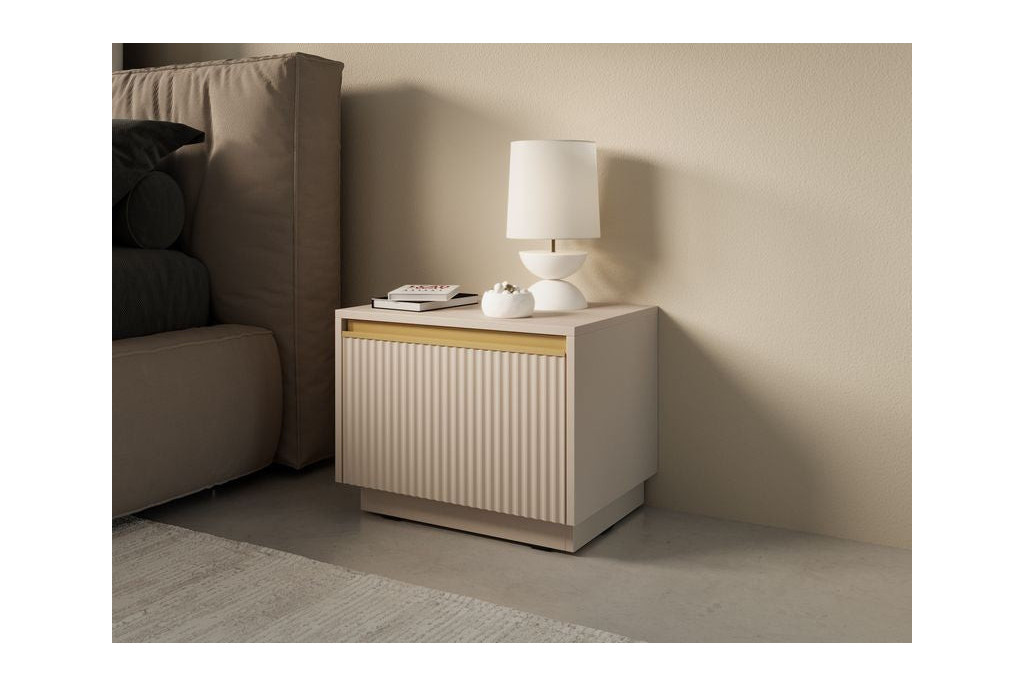 Stolik nocny ROYAL S54 beż