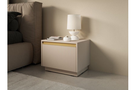 Stolik nocny ROYAL S54 beż