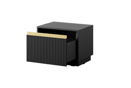 Stolik nocny ROYAL S54 czarny