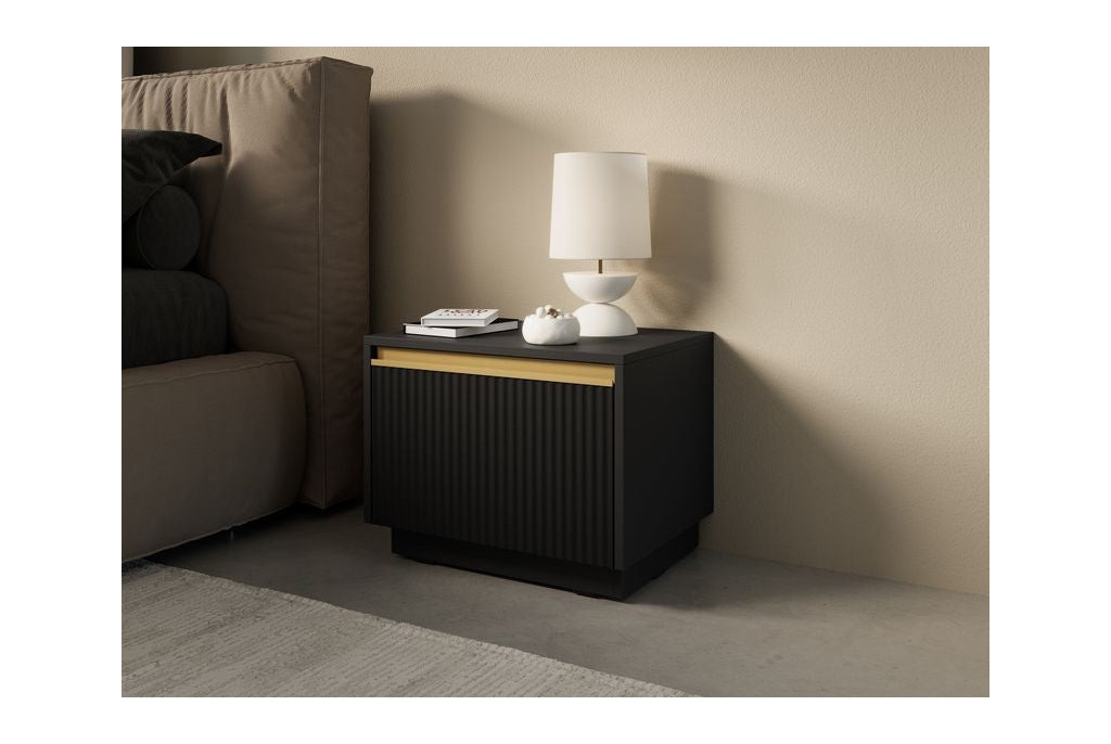 Stolik nocny ROYAL S54 czarny