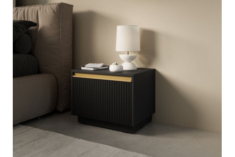 Stolik nocny ROYAL S54 czarny