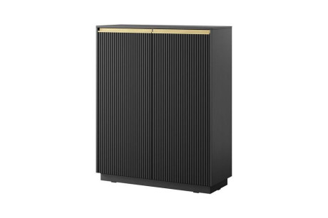 Meble systemowe ROYAL czarny - zestaw 1
