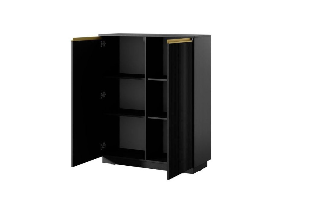 Meble systemowe ROYAL czarny - zestaw 1