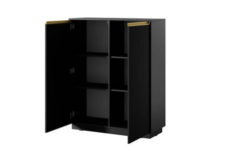 Meble systemowe ROYAL czarny - zestaw 1