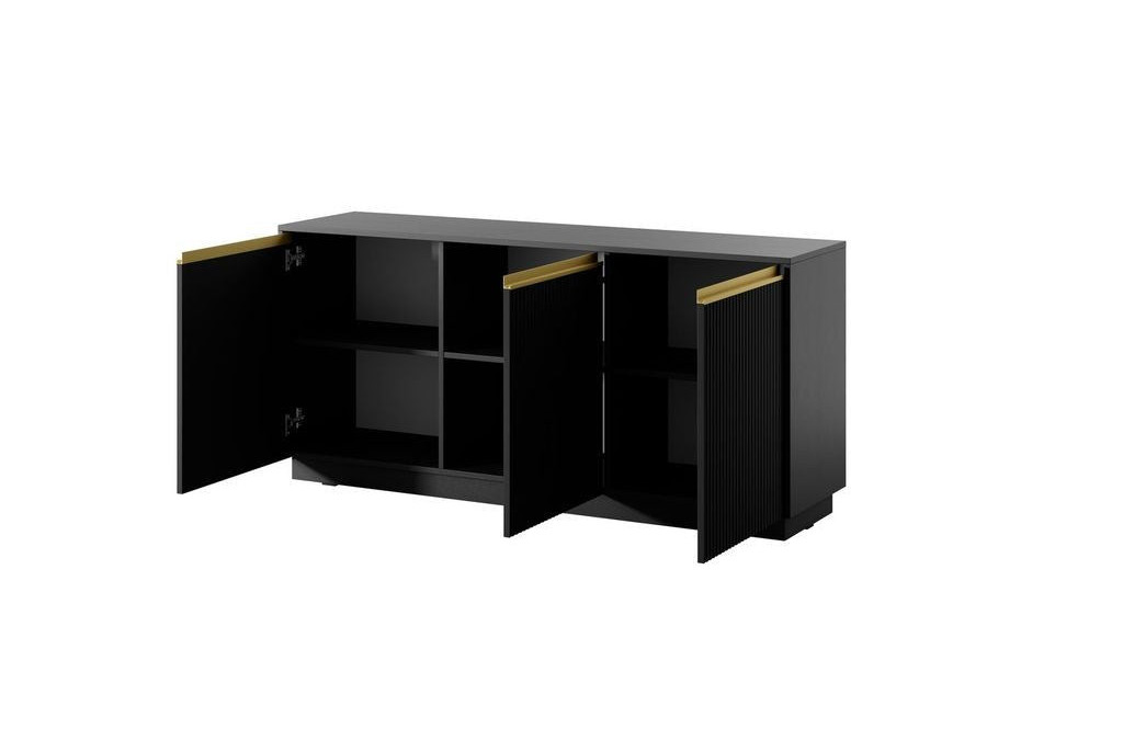 Meble systemowe ROYAL czarny - zestaw 1