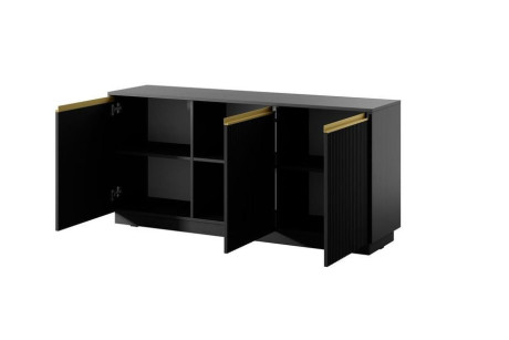 Meble systemowe ROYAL czarny - zestaw 1