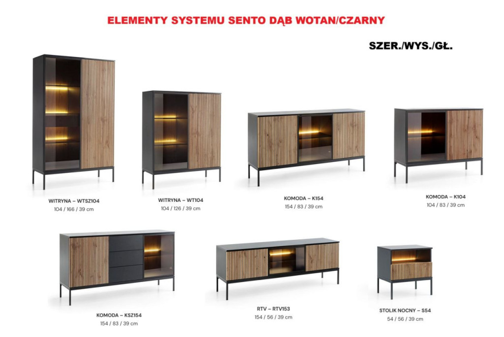 Komoda SENTO KSZ154 wotan
