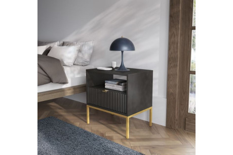 Stolik nocny NOVA S54 cz/zł