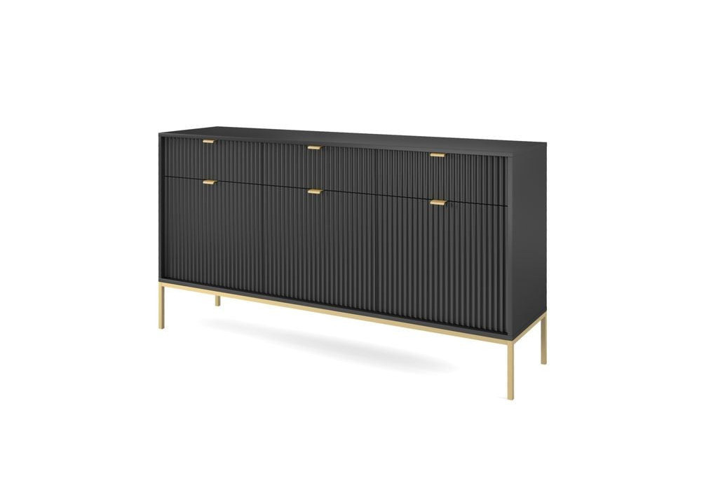 Meble systemowe NOVA cz/zł - zestaw 1