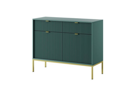 Meble systemowe NOVA green/złoty - zestaw 1