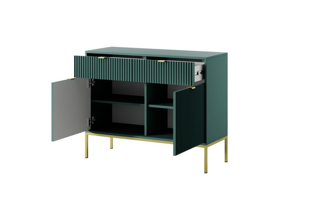 Meble systemowe NOVA green/złoty - zestaw 1