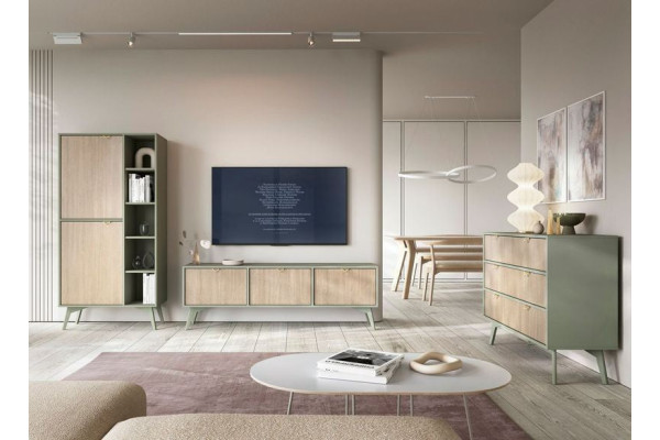 Meble systemowe FOREST eukaliptus - zestaw 1