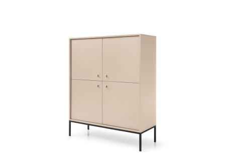 Komoda MONO Beż MK104 125cm – System Modułowy