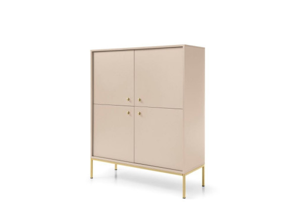 Komoda MONO Beż MK104 125cm – System Modułowy 2