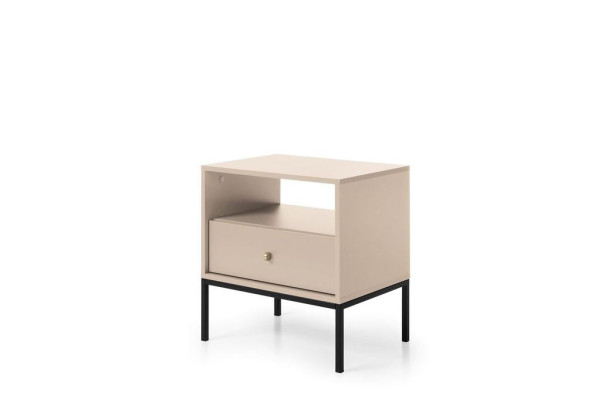 Stolik Nocny MONO Beż MS54 56cm – System Modułowy