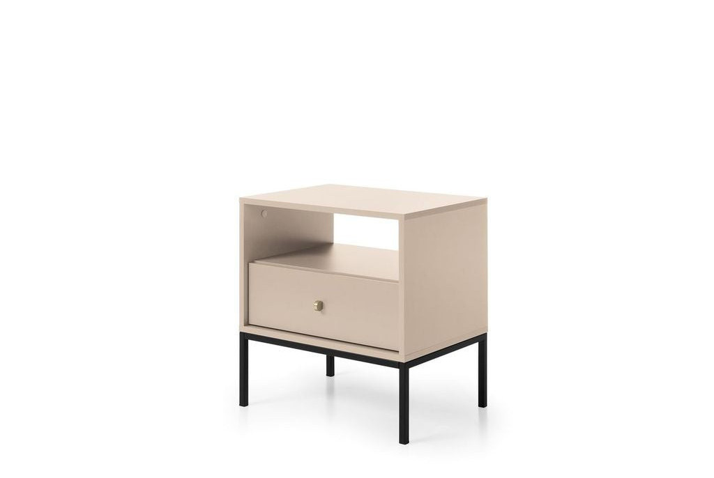 Stolik Nocny MONO Beż MS54 56cm – System Modułowy