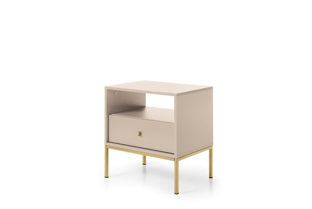 Stolik Nocny MONO Beż MS54 56cm – System Modułowy