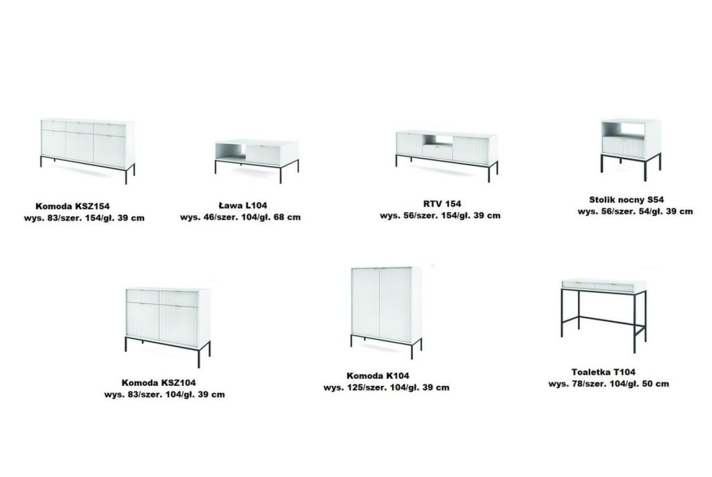 Meble systemowe NOVA b/cz - zestaw 3