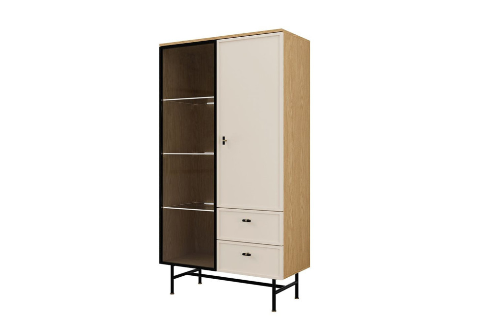 Witryna ELORA 4 macadamia 90 cm